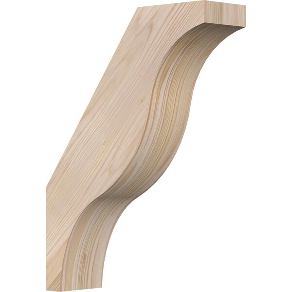 Ekena Millwork 3 1/2"W x 12"D x 16"H Funston Smooth Knee Brace, Douglas Fir BRC04X12X16FST00SDF - main
